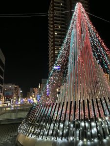 相模原駅前のイルミネーション