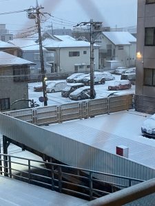 2月の雪の日