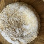 上に塩を振る
