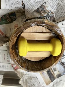 重石の鉄アレー