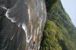 滝の上流