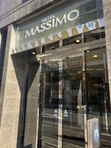 二泊目はホテルマッシモ