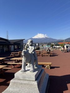 道の駅ふじおやまから富士山