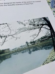 こちらは昔の写真ですが、興福寺の五重塔が見える場所。