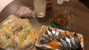 ホテルでの夕食