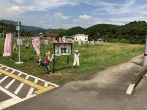 道の駅宮地岳のかかしの里