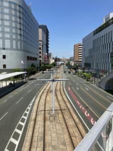 熊本駅から市街地へ