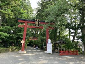 北山道の鳥居も立派！